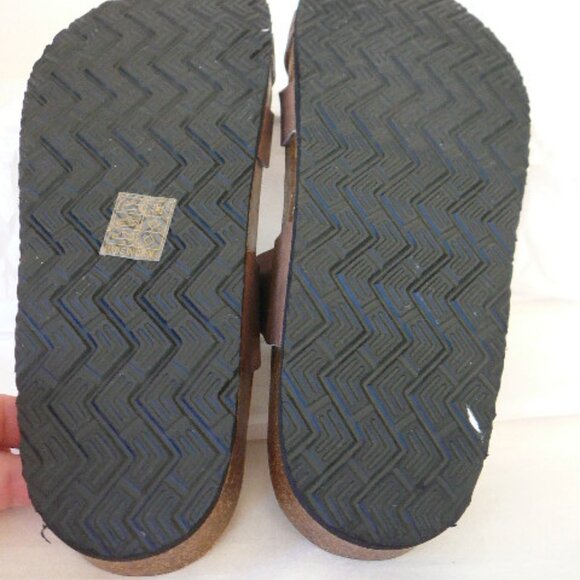 Hofeny Soft Footbed Sled Women's Brown Slip On Sandals-Size 10-NIB - Picture 6 of 9